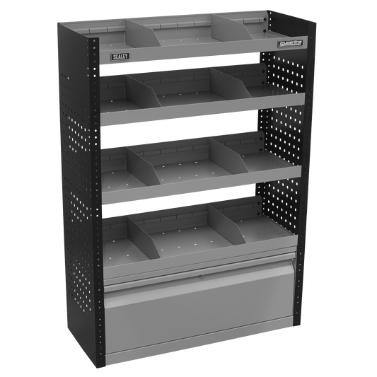 Modular Flat Shelf Van Storage System