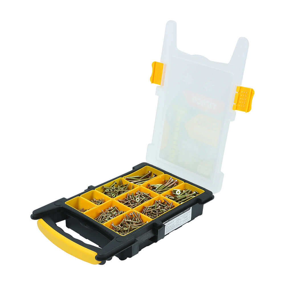 TimCo Solo Chipboard & Woodscrews - Mixed Tray Yellow - 1200pcs SET 3
