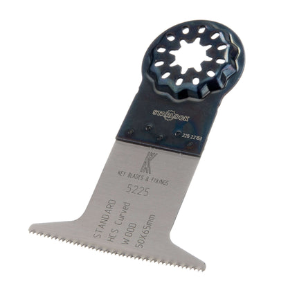 Key Blades E-Cut Starlock Saw Blade Curved 65x50mm - 5225