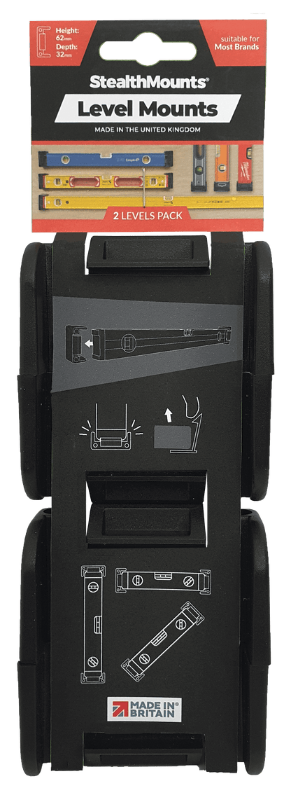 StealthMounts Pack for 2 Levels includes 4 Mounts - Suitable for van and workshop use (SM20)
