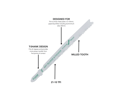 T123X Metal cutting Jigsaw Blades 1199