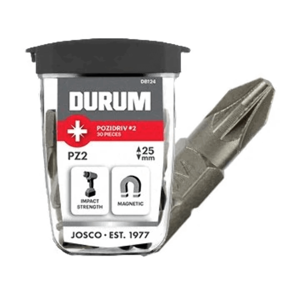 DURUM PZ2 x 25mm bit box 30pcs - DB524